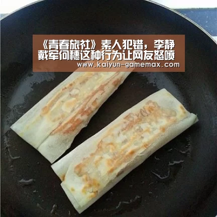 《青春旅社》素人犯错,李静戴军何穗这种行为让网友怒喷【开云棋牌游戏】(图1) 开云百家乐
